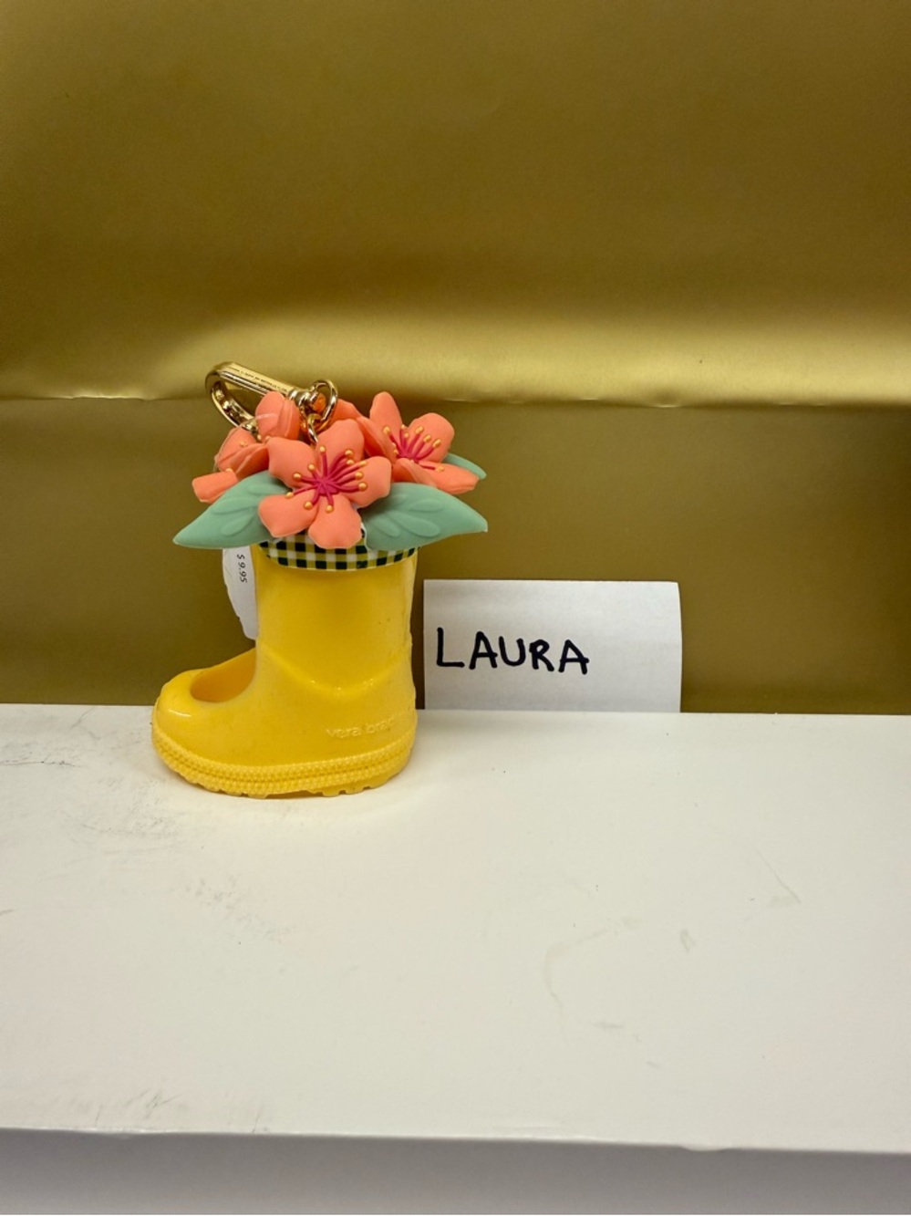 Bath & Body Works Vera Bradley rain boot hand sanitizer holder